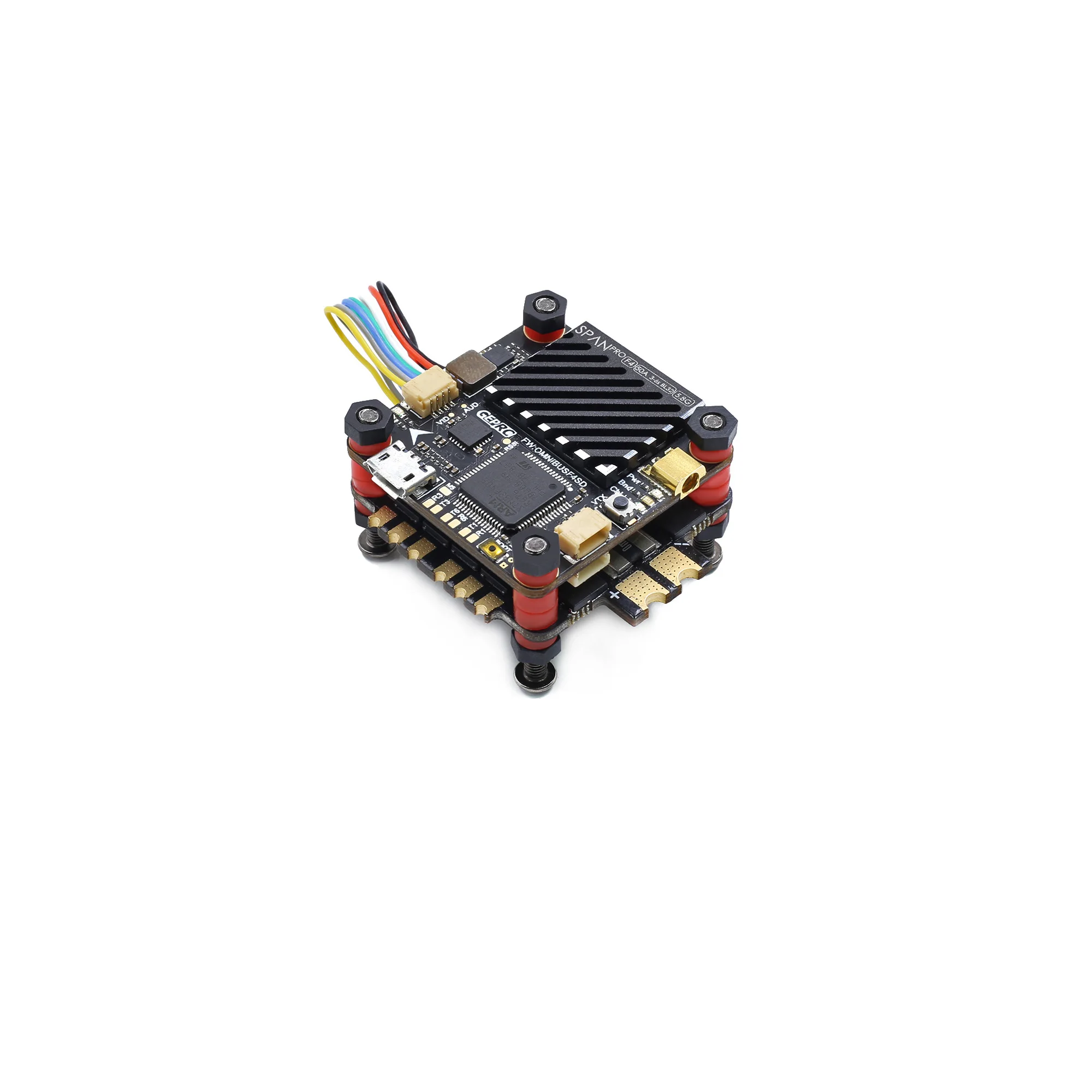 GEPRC SPAN PRO F4 BL32 50A Flytower STM32F405 168 м F4 Контроллер полета+ 3~ 6S 50A 4в1 ESC+ 48CH 5,8G VTX для FPV квадрокоптера дрона
