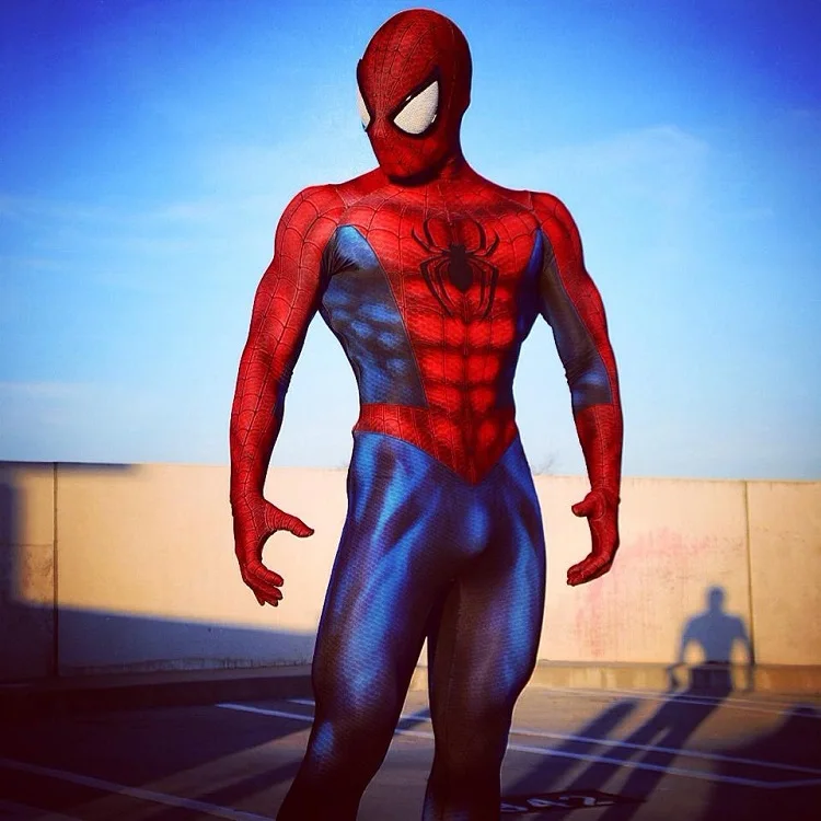 Костюм Человека паука с 3D принтом костюм для косплея супергероя Хэллоуина|spiderman