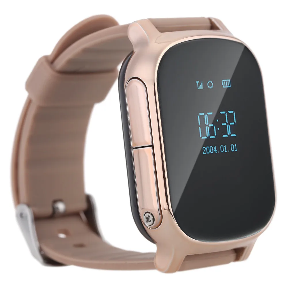 Хит продаж! Детские Смарт часы T58 с GPS Wi Fi SOS LBS Finder экстренный звонок sim карта для