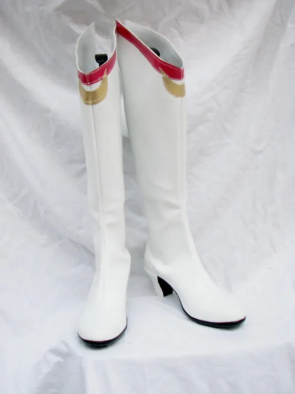 Sailor Moon WHITE Sailor Moon Usagi Tsukino Mercury Mizuno Ami Mars Hino Rei Chibimoon Chibiusa Neptune Kaiou Michiru; обувь для костюмированной вечеринки для взрослых - Цвет: Sailor Moon WHITE