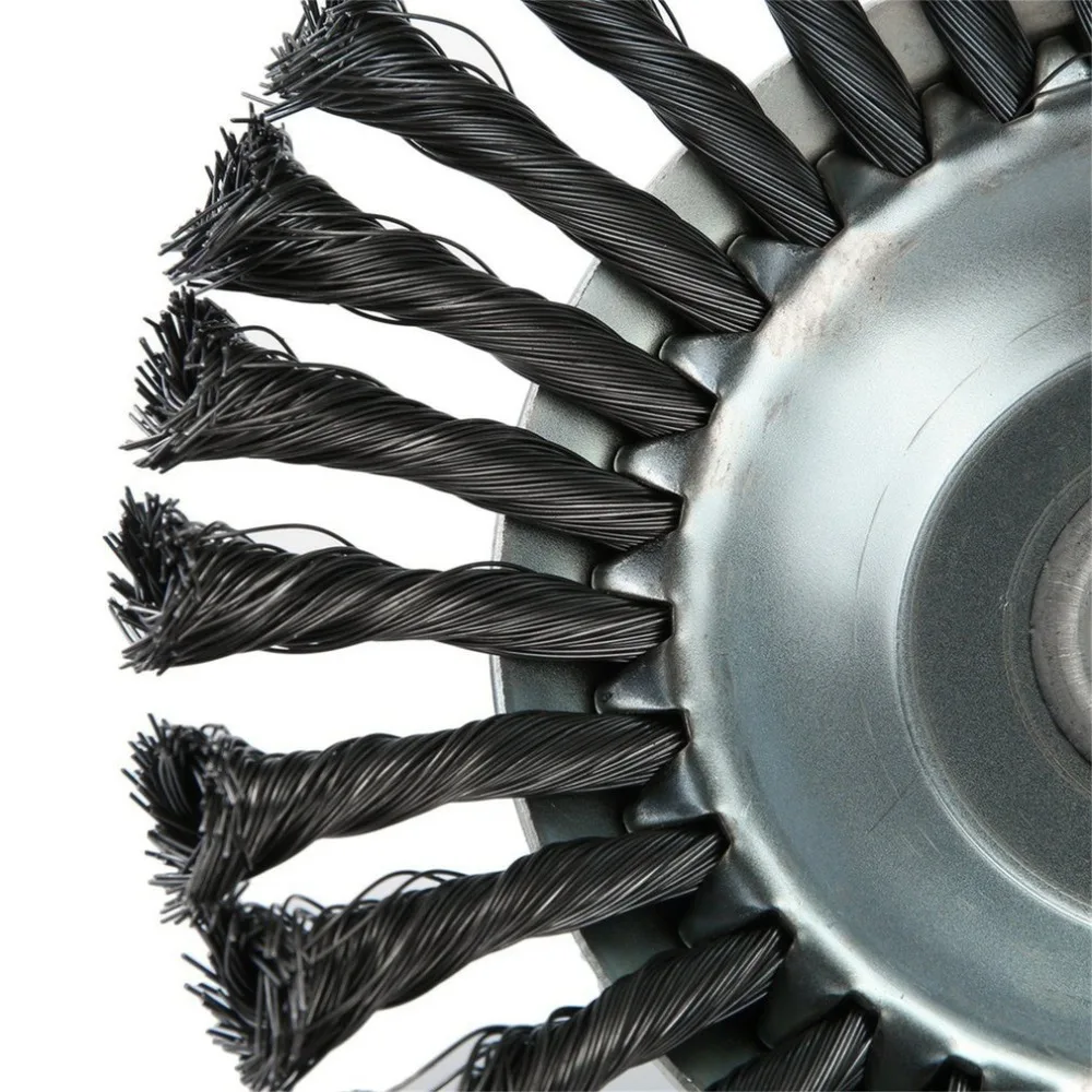 Щетка для сорняков роторный шарнир поворотный узел стальная Проволока Колесо