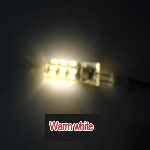 Высокое качество затемняемый G4 Led 12 в 24 светодиода 2835 Чип силиконовая лампа DC12V Кристалл кукурузный светильник 1,5 Вт ламповый светильник ing 10 шт./лот