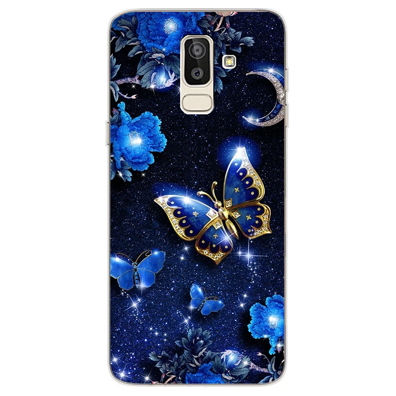 Для Samsung Galaxy J8 J6 2018 чехол милый силиконовый для J 6 Plus 8 600 610 810 F SM-J600F SM-J810F чехлы