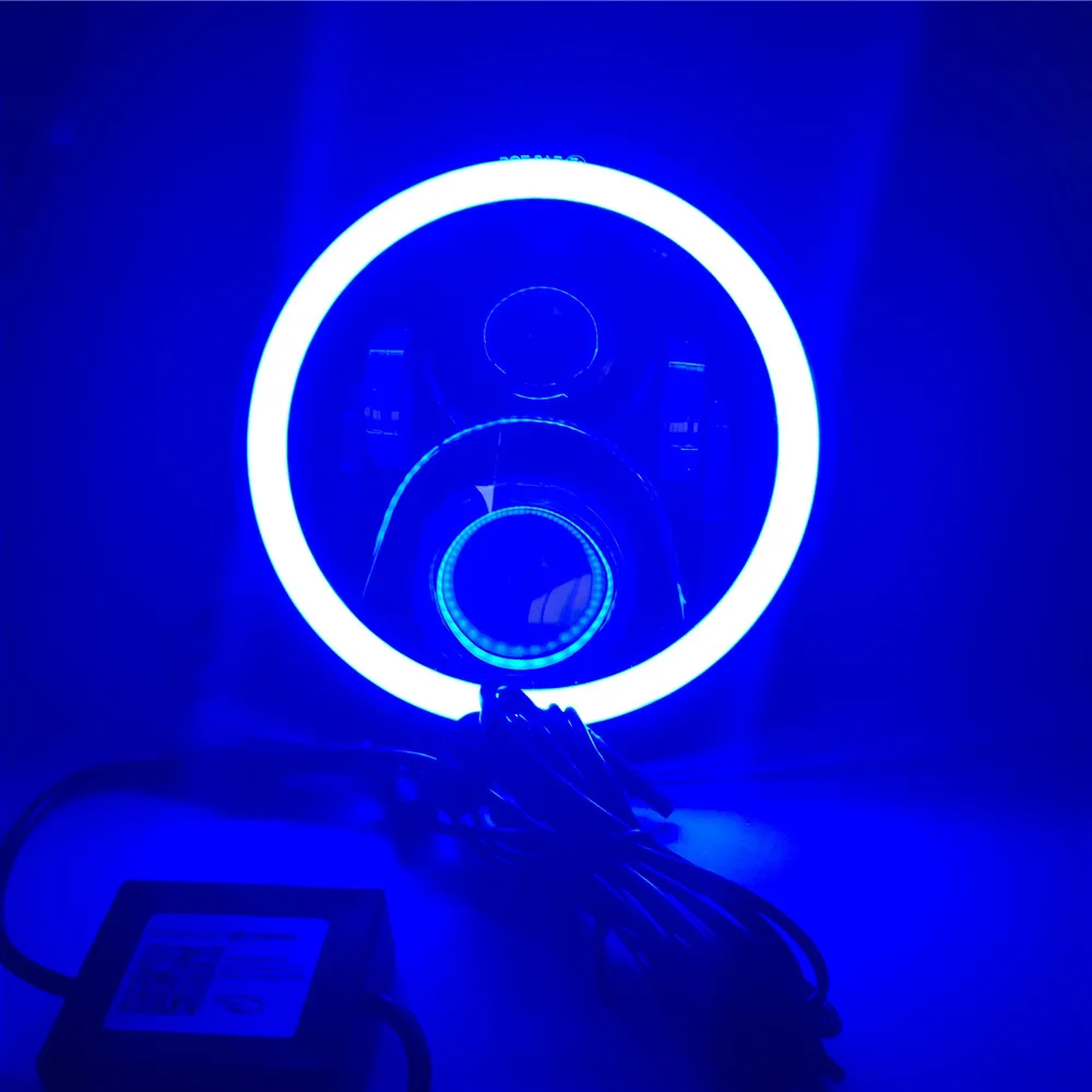 " RGB многоцветный белый красный синий зеленый желтый светодиодный фонарь Halo для мотоцикла Harley