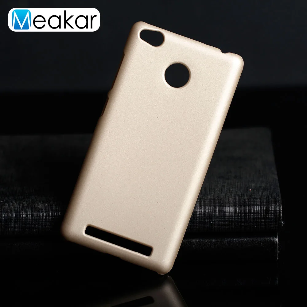 Матовый пластиковый чехол 5,0 для Xiaomi Redmi 3S чехол для Xiaomi Redmi 3S 3 Pro Prime чехол-лента на заднюю панель - Цвет: Golden