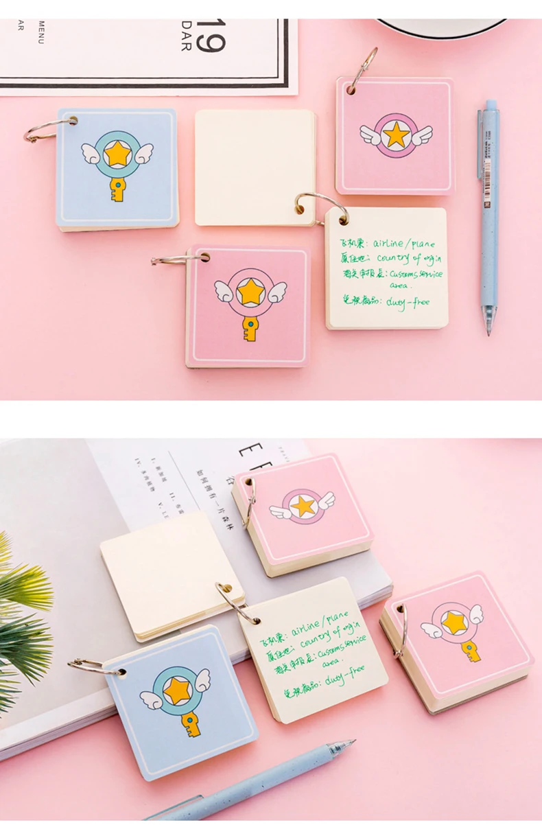 Корейский Kawaii блокнот для заметок в виде волшебной палочки, блокнот в виде листочка, милый блокнот с флэш-картой, школьные офисные принадлежности, почтовые принадлежности, товар Bts