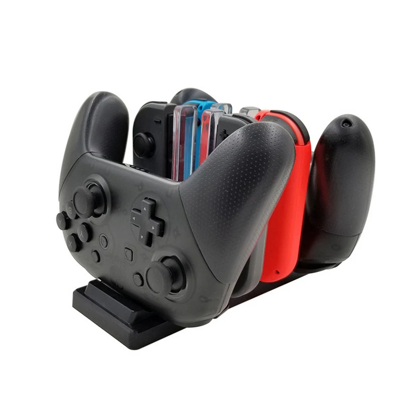 Для Nintendo переключатель Pro док станция для 6 в 1 Зарядка через USB Стенд Держатель