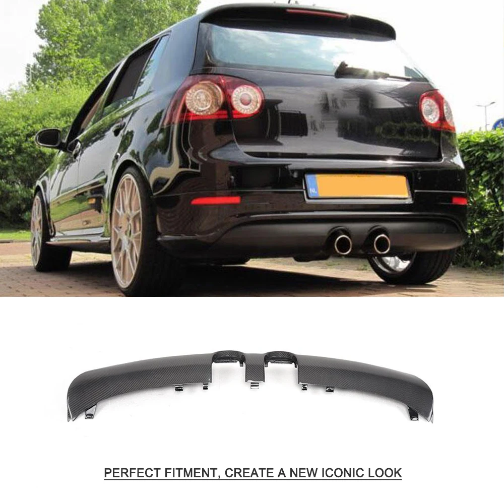 Задний спойлер из углеродного волокна для Volkswagen VW Golf 5 V MK5 R32 Hatchback 2006 2008|diffuser