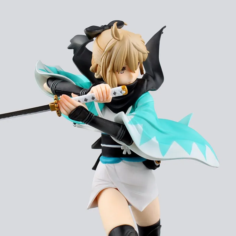 21 см аниме Fate Stay Night Fate KOHA-ACE Sakura Saber Okita Souji ПВХ фигурка модель игрушки куклы