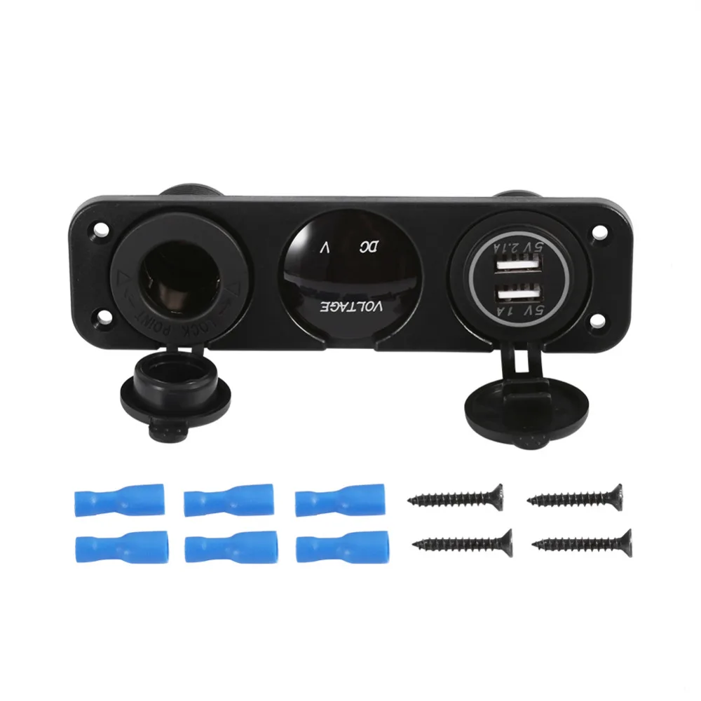 Водонепроницаемая Автомобильная лодка с 3 отверстиями двойное зарядное