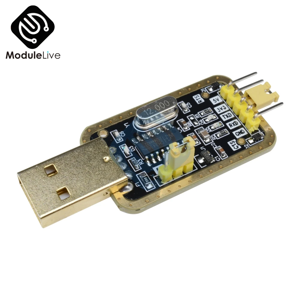 CH340G CH340 модуль RS232 к TTL обновление USB последовательному порту золотой замена PL2303 в