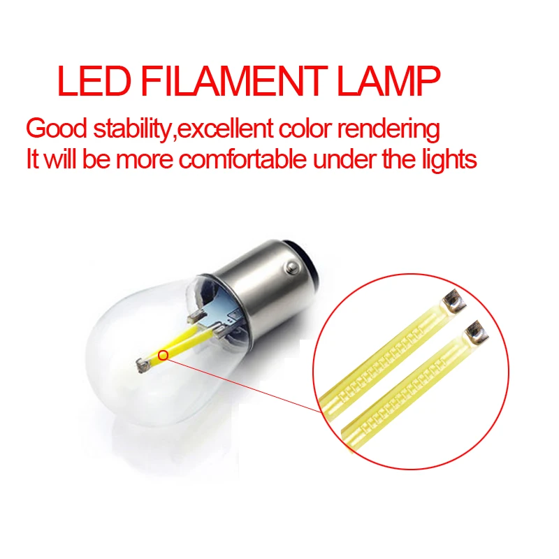 1 шт. P21W LED Ba15s 1156 стробоскопическая вспышка светодиодный чип накаливания