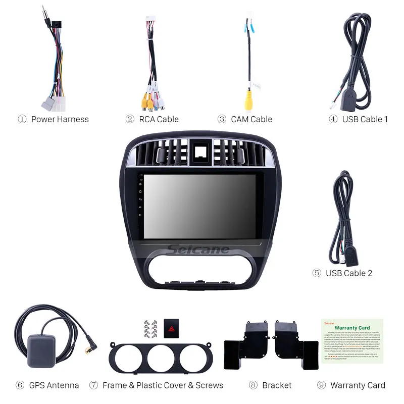 Автомагнитола Seicane 2 Din Android 8 1 мультимедийный видеоплеер с gps для 2009 Nissan Sylphy