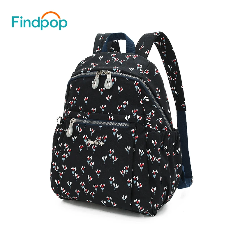 Рюкзак Findpop Folral с принтом для женщин 2018 новый Холщовый водонепроницаемый большой