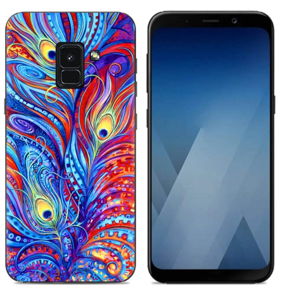 Мягкий чехол для телефона Samsung Galaxy A5 (2018)/ A8 (2018) 5 дюймов Высокое качество
