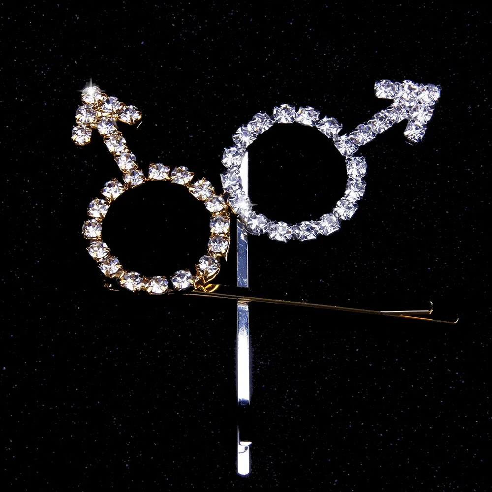 Минималистичная заколка для волос Stonefans стразы Заколка-невидимка девочек 2019