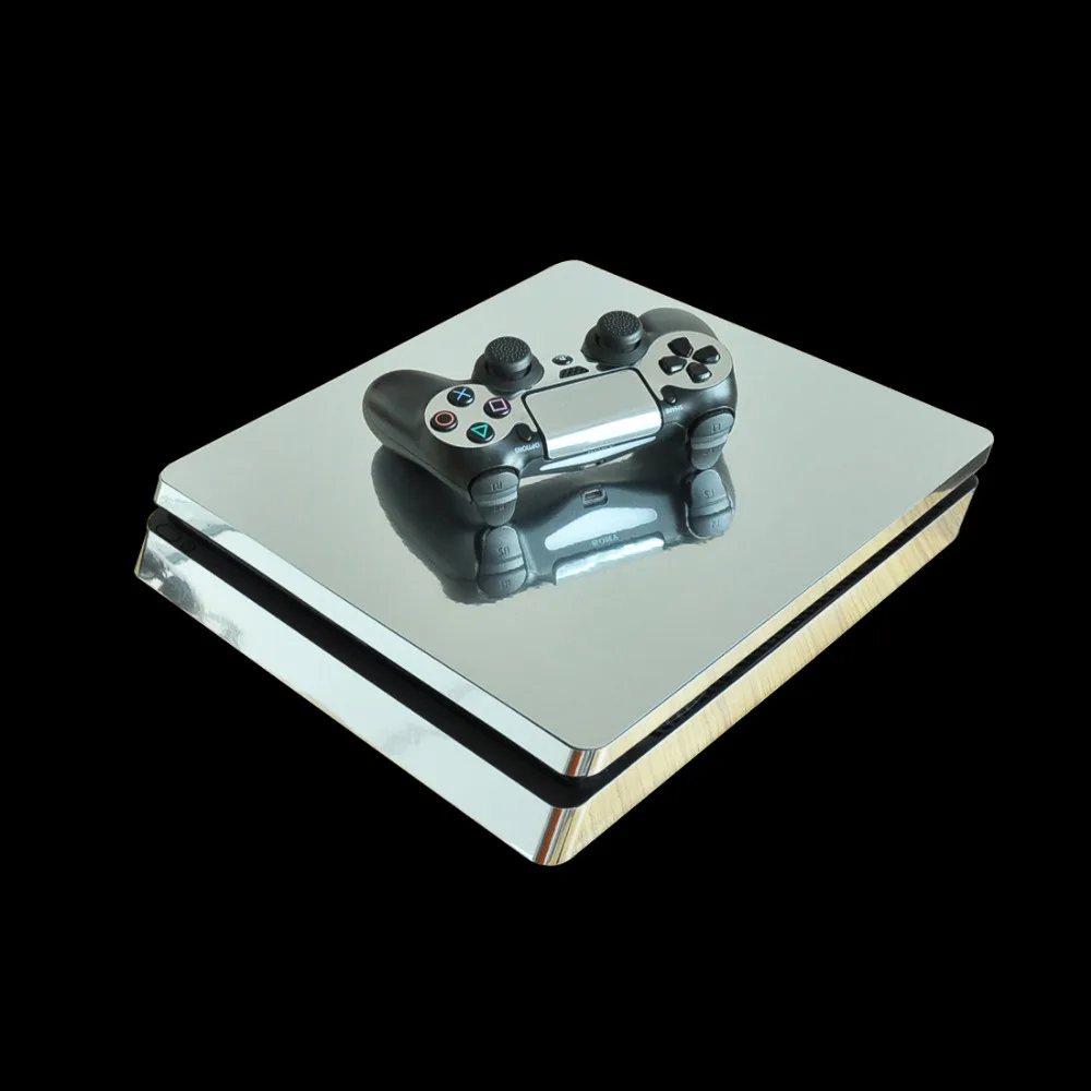 Цвета: золотистый серебристый синий и красный цвета PS4 тонкая кожа Стикеры