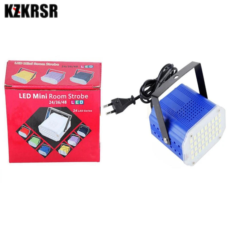 KZKRSR Высокое качество 36 led белый/RGB LED сценический свет DJ диско стробоскоп вспышка