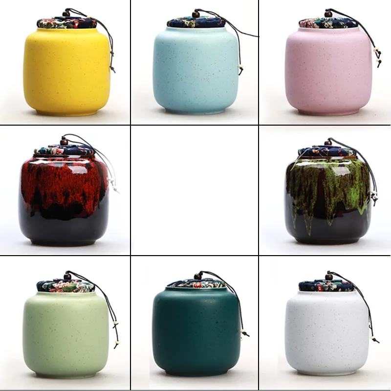 Портативный бачок для хранения печной фарфор с фланелевой крышкой | Для кофейных