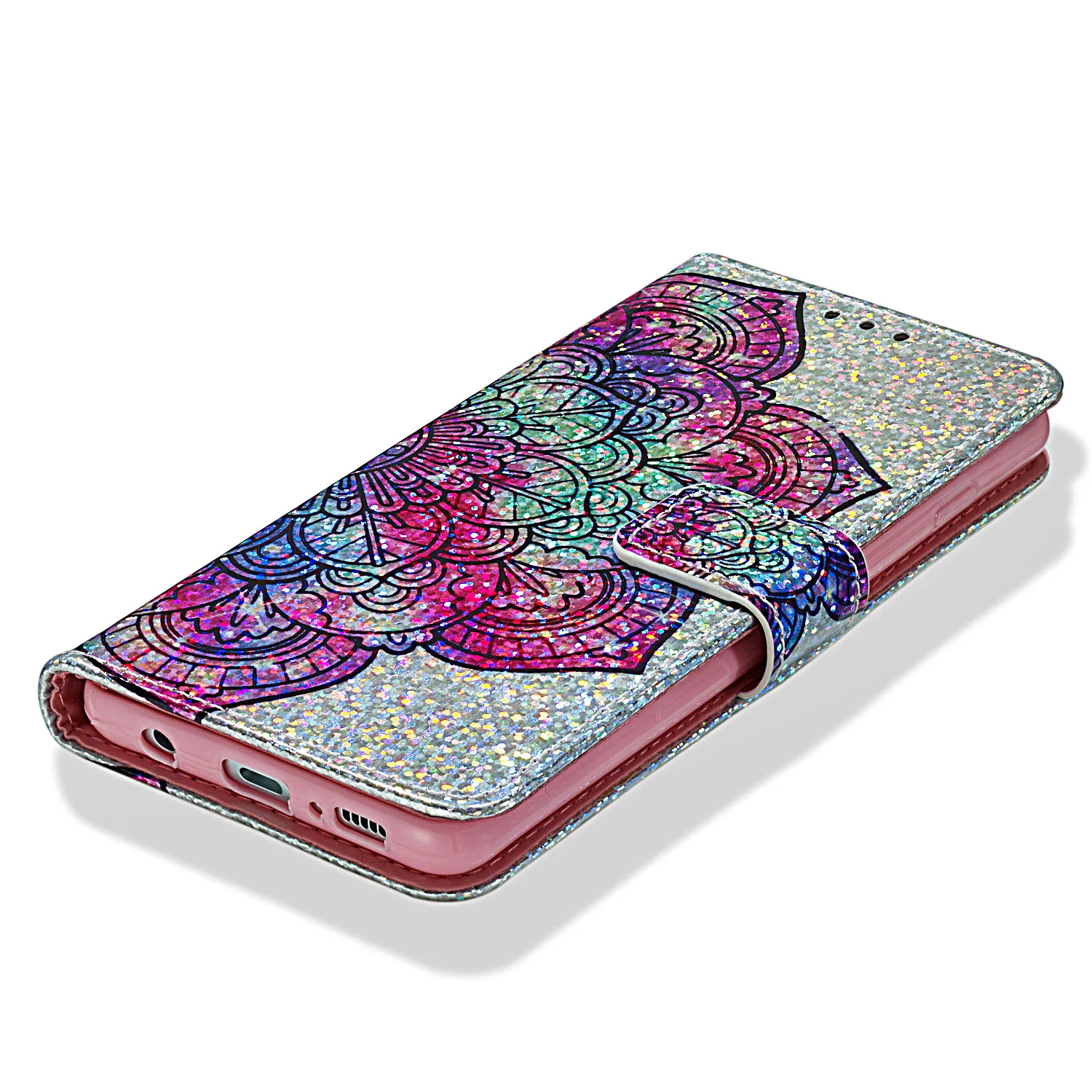 Кожаный флип чехол с единорогом пандой для Samsung Galaxy S10 S10e S9 S8 plus M10 M20 M30 A20 A30 A40 A50 A70 J3