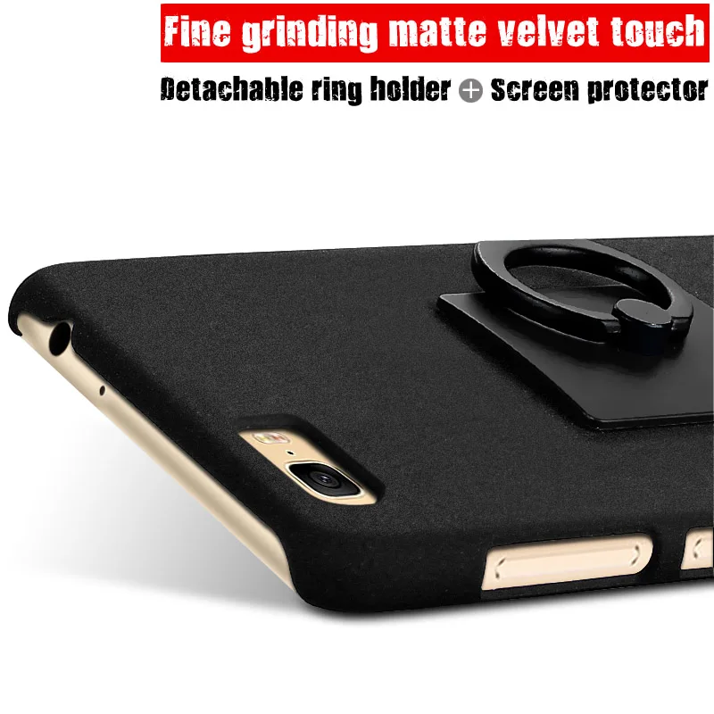 For ASUS Zenfone Pegasus 3s Max ZC521TL Case With screen protector Imak cowboy case with stand Back Cover Finger Ring Holder | Мобильные