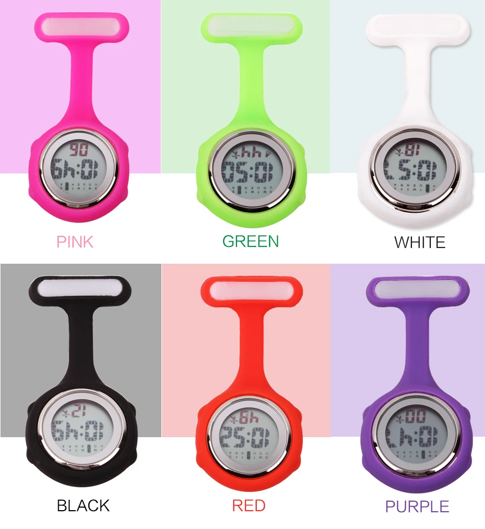 Часы relogio reloj Fob Медсестра Брошь булавка подвесные карманные электрические часы