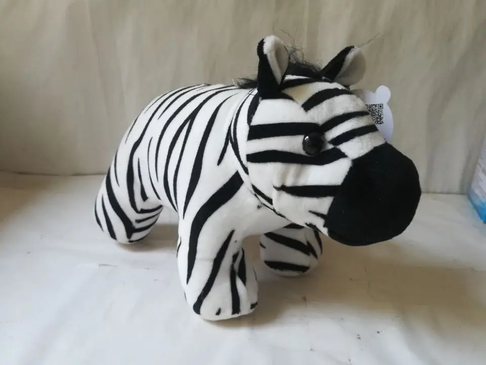 

about 25cm lovely cartoon zebra plush toy soft doll kid's toy Christmas gift b1889