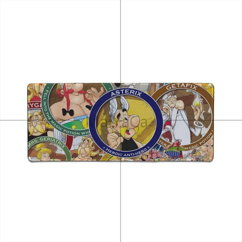 MaiYaCa Asterix Obelix персонажи, игровые мыши для ноутбука, коврик для мыши, большой игровой коврик для мыши, противоскользящая блокировка клавиатуры, коврик для стола - Цвет: Lock Edge 30x80cm