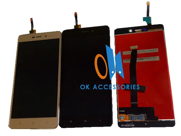 4.7 Inch For Xiaomi Redmi 3 3S 3Pro Pro LCD Display+Touch Screen Digitizer Black White Gold Color With Kits | Мобильные телефоны и