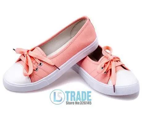 2014 new fashion flat lady woman sneakers for women and flats canvas shoes #Y30092Q | Обувь