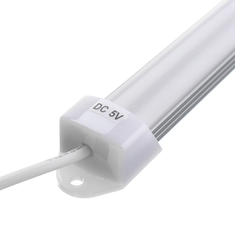 52 см молочный корпус Портативный USB DC 5 в 36 светодиодная полоса освещения жесткая