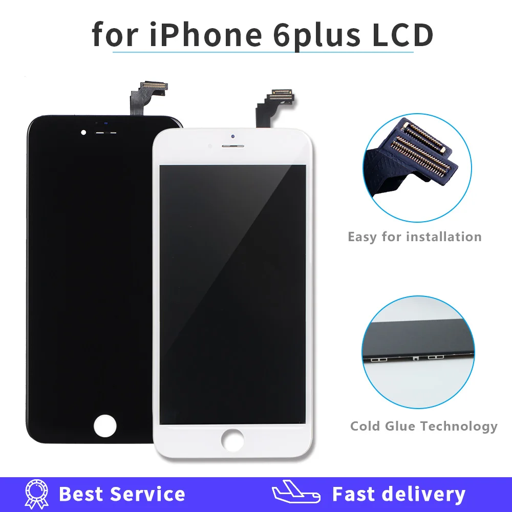 AAAA quality LCD Display For Iphone 6p 6 plus Screen Touch Panel Digitizer for iphone A1522 A1524 A1593 Assembly | Мобильные