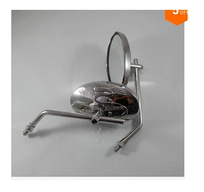 Хромированные мотоциклетные зеркала заднего вида для Kawasaki Vulcan Classic VN 400 VN500 VN800 900