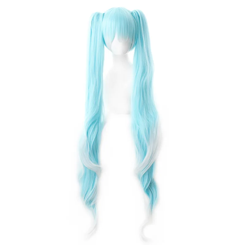 VOCALOID 2017 Снежная Мику Хацунэ косплей парик звезда принцесса длинные синие