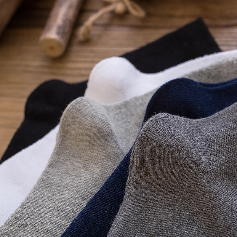 1 пара Новые повседневные мужские носки Осень зима толстые теплые одноцветные