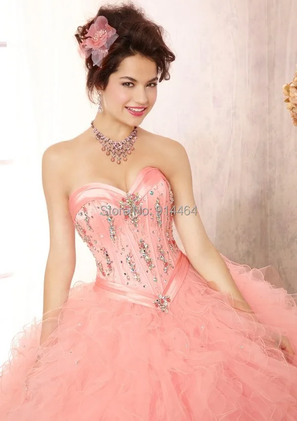 Modern Sweetheart Quinceanera Dresses Green vestido de debutante para 15 anos Long Open Back Party Gowns 2014 | Свадьбы и торжества