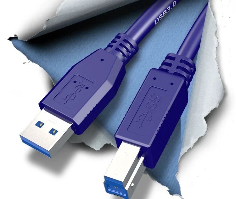 GCX USB 3,0 кабель для принтера высокоскоростной usb тип A папа-Тип B Мужской кабель для передачи данных для Canon Epson hp принтер этикеток ЦАП USB принтер