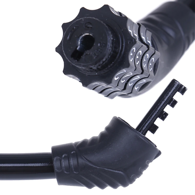 Милый цветной велосипедный защитный 4-значный комбинированный кабельный замок