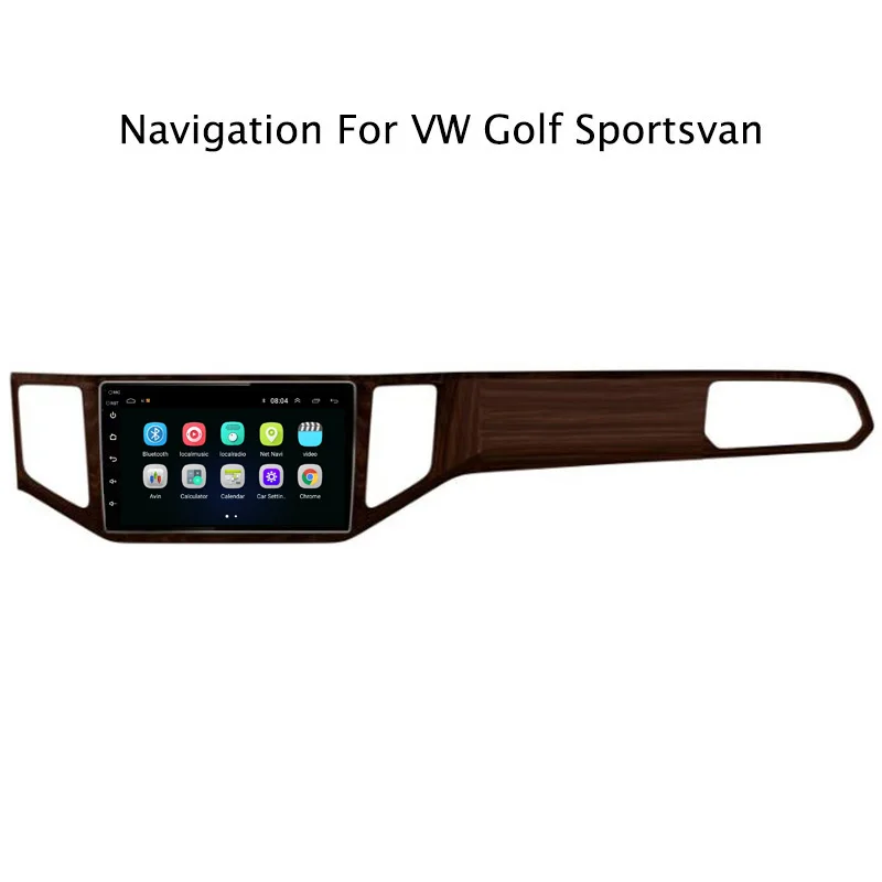 Ectwodvd Android 8 1 автомобильный DVD плеер gps навигации для VW спортивный фургон Golf 2016 2017 2018
