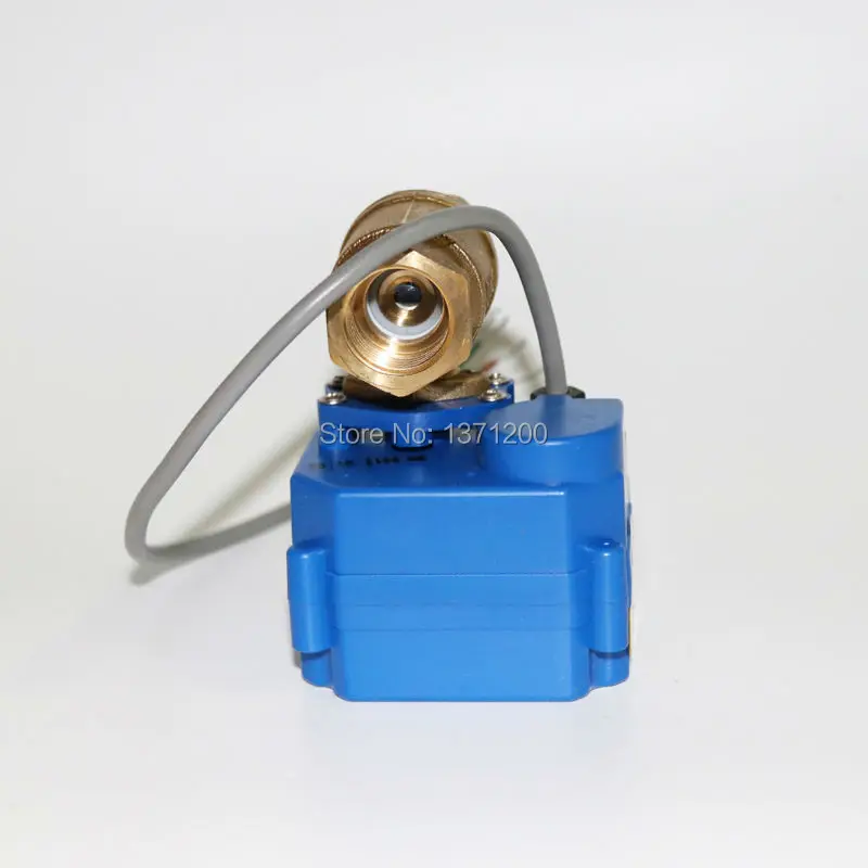 Совершенно новый 3/4 &quotDN20 DC12V (уменьшающий порт) моторизованный шаровой клапан