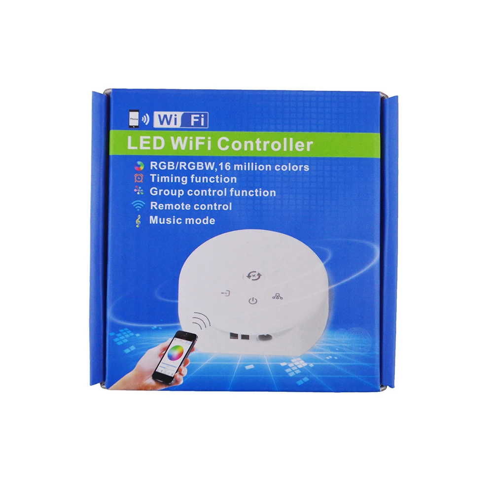 Wi-Fi светодиодный контроллер UFO DC12-24V RGB/RGBW функция таймера 16 миллионов цветов