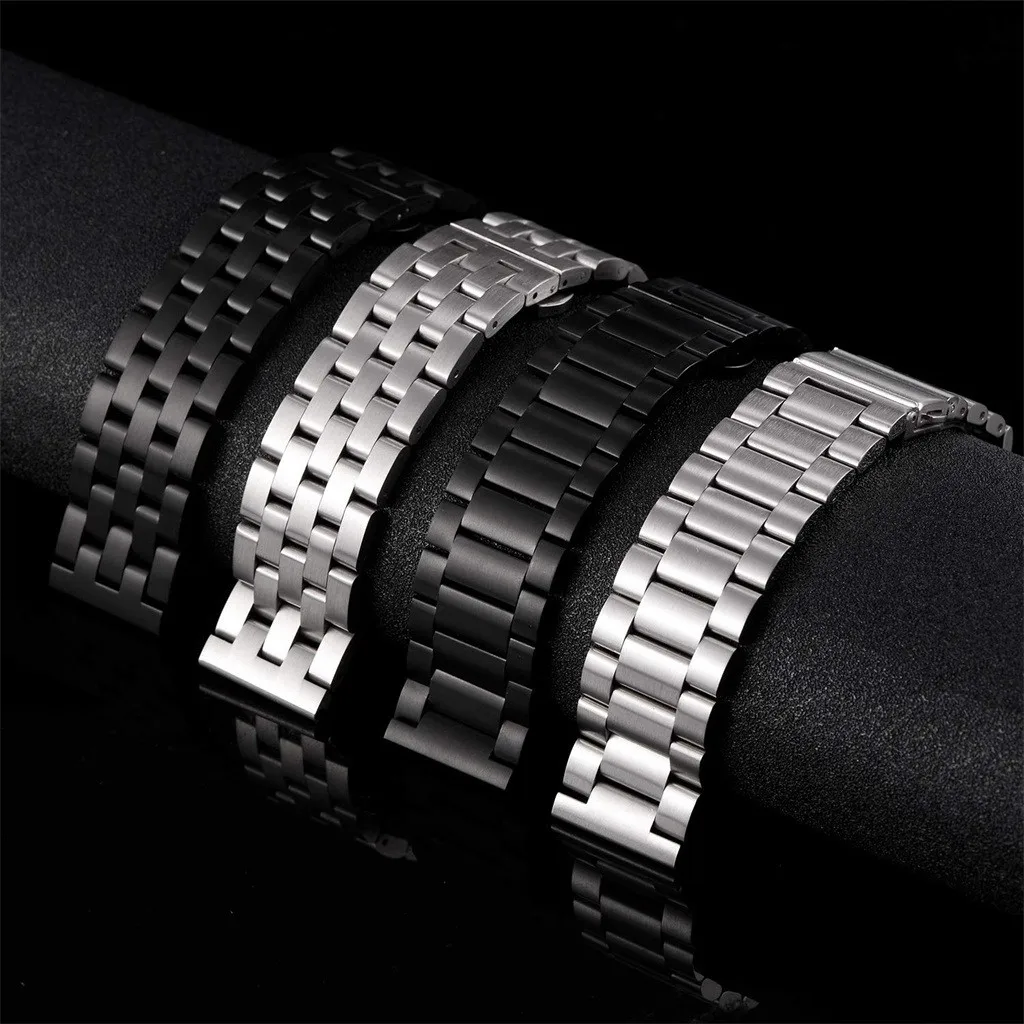 

HIPERDEAL Watch Band 2019 New Replacement Stainless Steel Watch Band WristStrap For Samsung Galaxy Watch 46mm May15