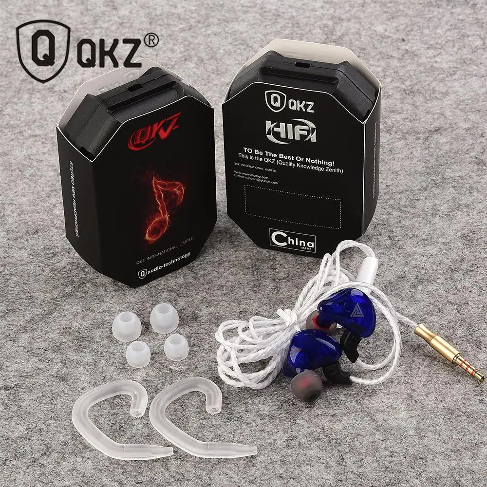 QKZ CK5 наушники спортивные стерео для мобильного телефона Беговая гарнитура dj с HD