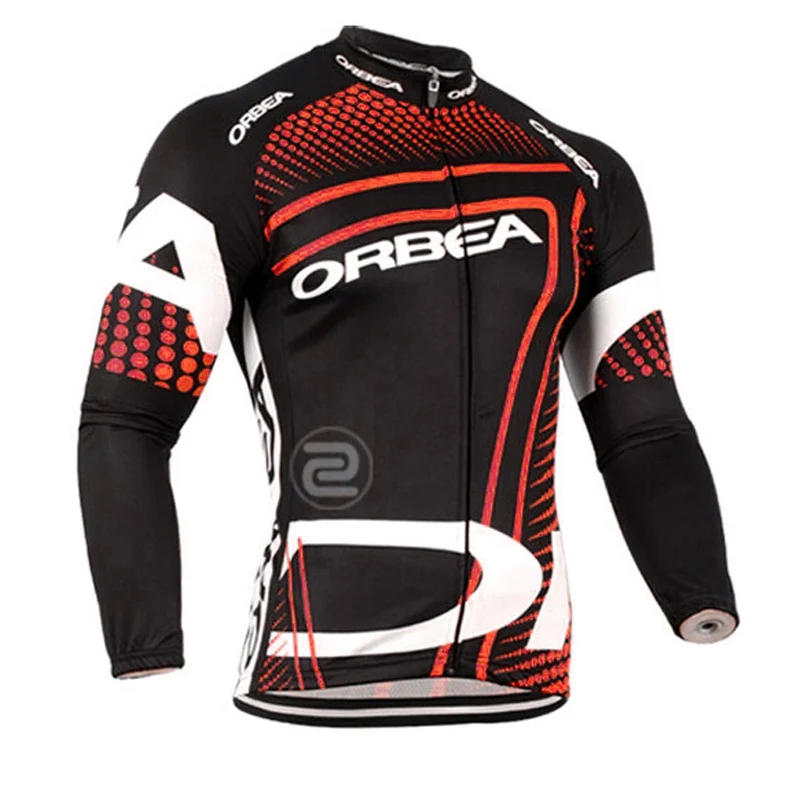 2018 Новый черный синий ORBEA команда Зима теплосберегающего флиса Ropa Ciclismo Майо