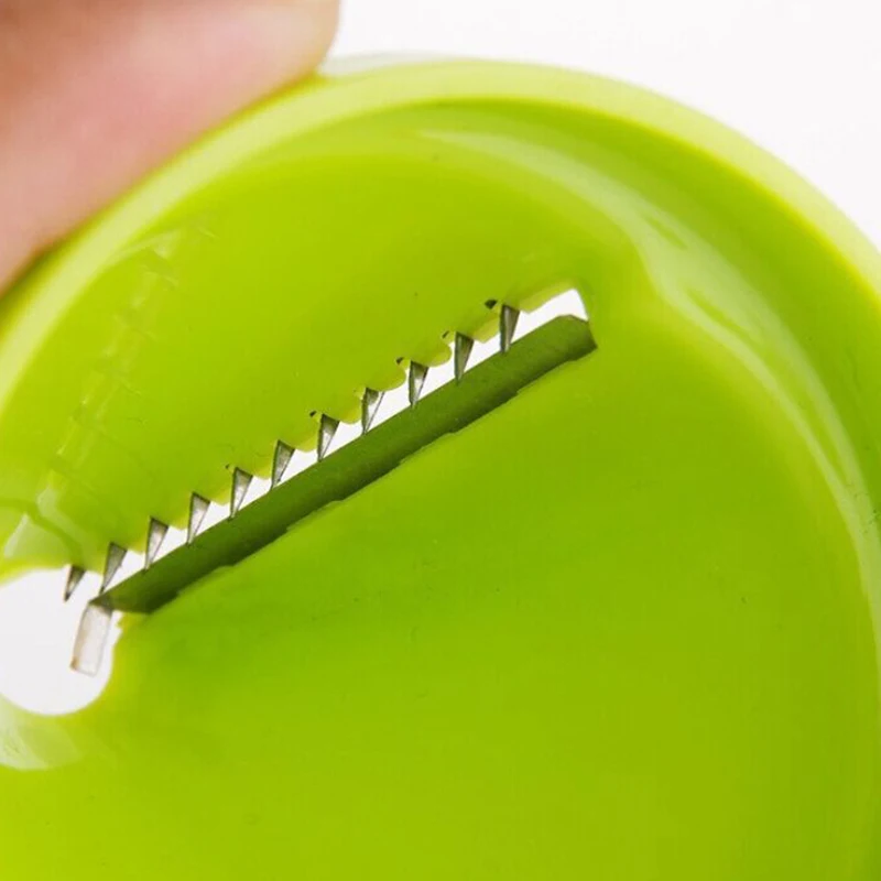 Кухонный многофункциональный спиральный резак-терка с ручкой из нержавеющей стали для овощей.