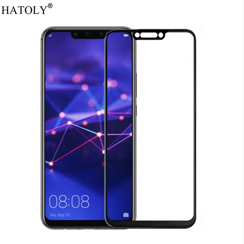 Закаленное стекло для Huawei Mate 20 Lite 2 шт. пленка полное клеевое покрытие протектор