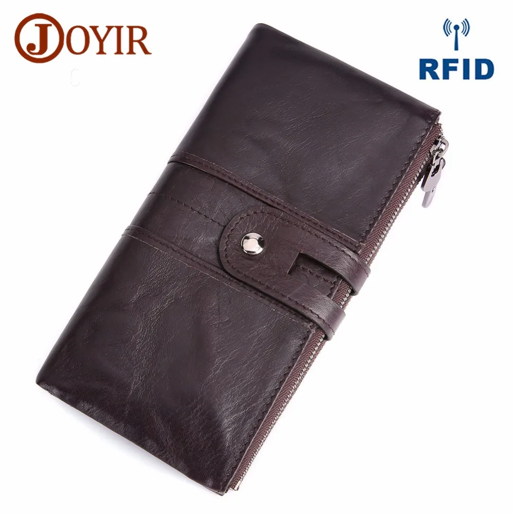 Мужской клатч из натуральной кожи с Rfid защитой|Мужские кошельки| |