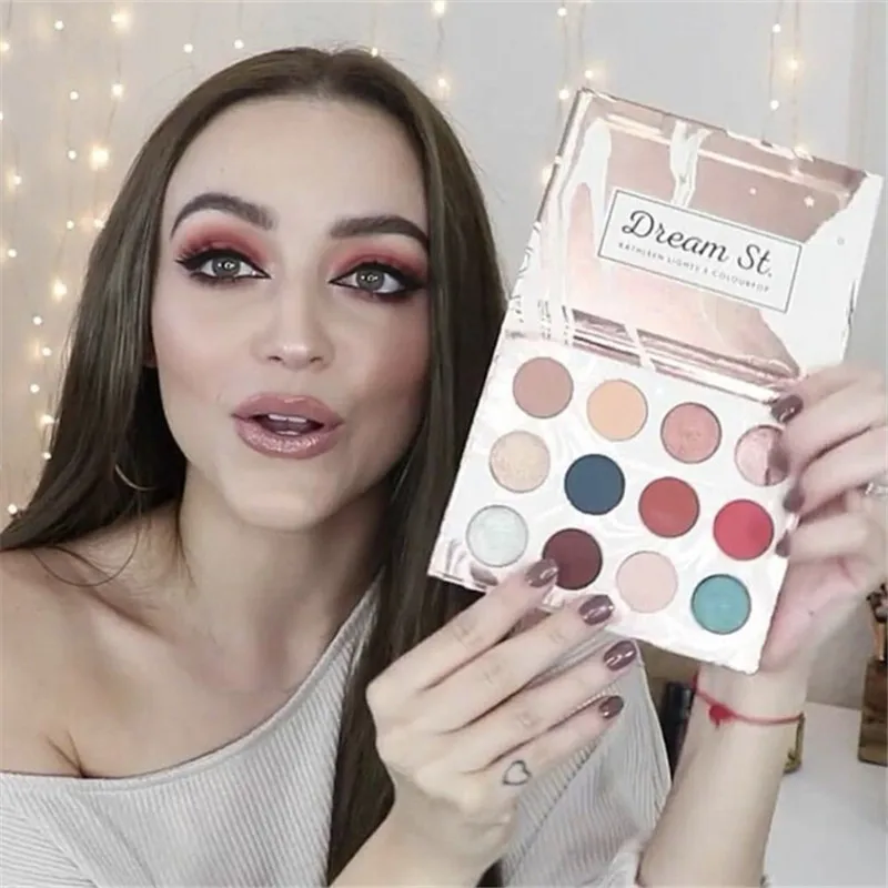 Блестящие тени для век Colourpop палитра теней пигменты глазурованные цветные