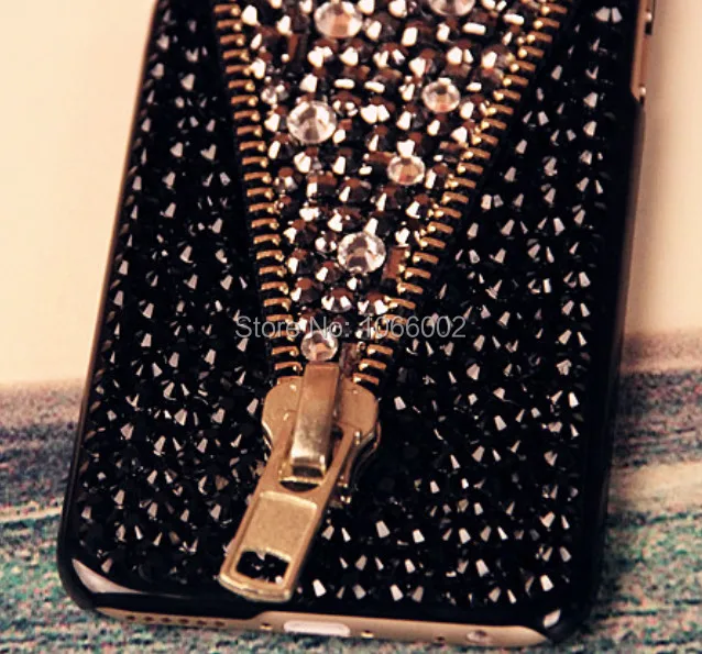 Hot 3D Zipper Zip Crystal Bling Capa Cases for Samsung Galaxy S10e S8 S9 S10 Plus Note 10 9 8 S7 Edge Fundas |