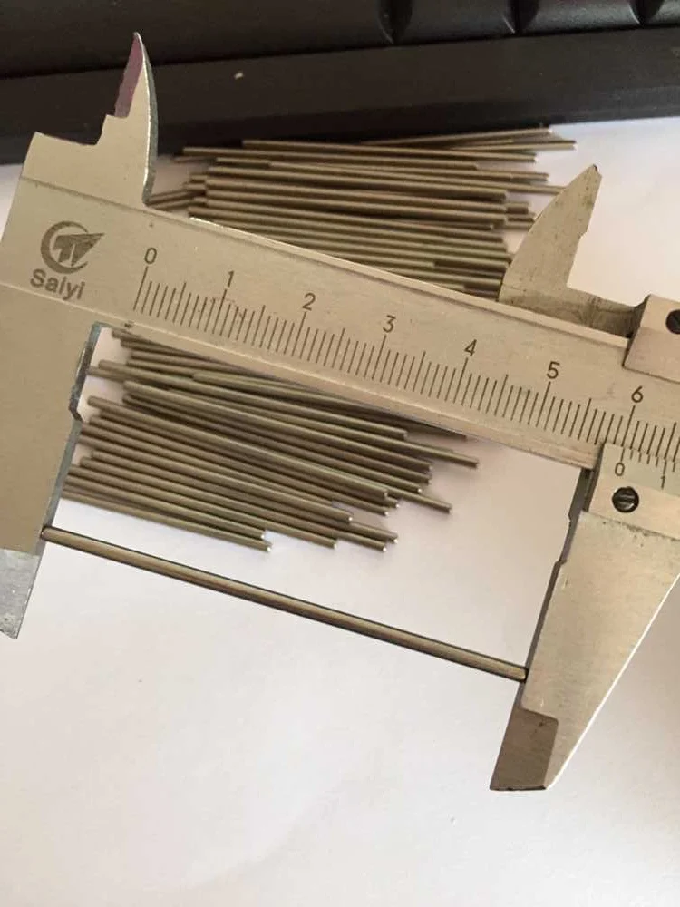 

100 шт нержавеющие стальные штифты Серебряный тон 2 мм x 60 мм